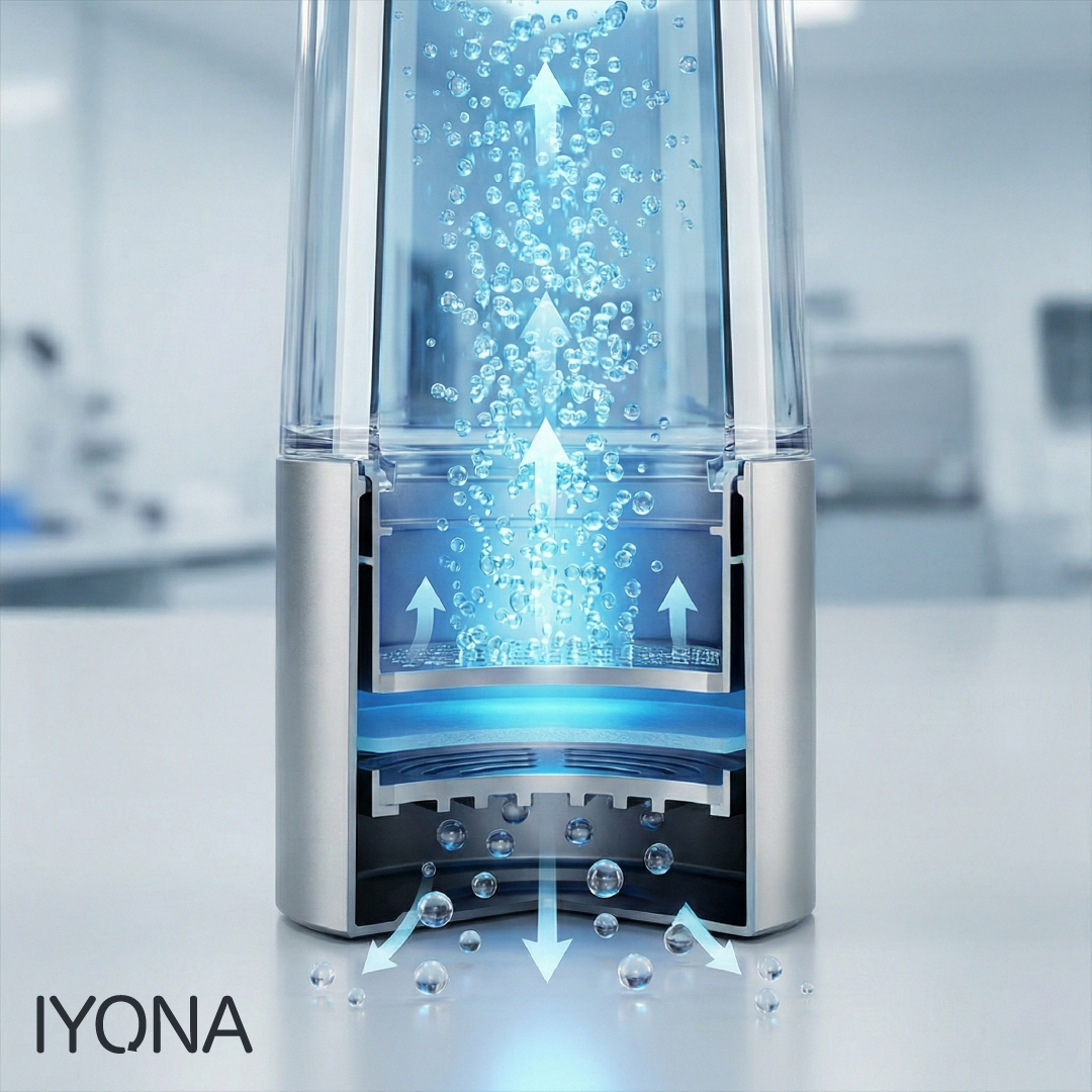 IYONA One — Hydrogen Water Bottle with German PEM Technology